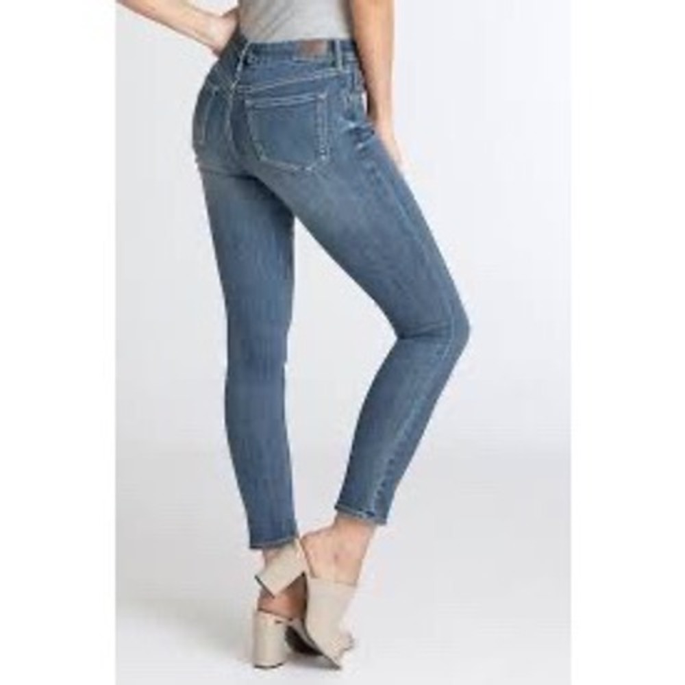 Dear John Womens Skinny Cropped Jeans Medium Wash Denim Size 26